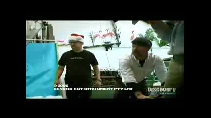 Mythbusters Christmas Rube Goldberg Device
