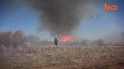 Incredible Dust Devil Fire Rages In Colorado