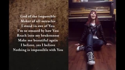 Sarah Reeves - God Of The Impossible (slideshow With Lyrics)