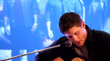 Jensen Ackles singing The Weight 