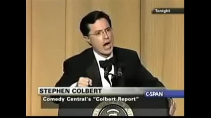 Colbert roasts Bush