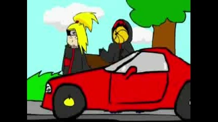 Naruto Flash - Itachi Gets A Car