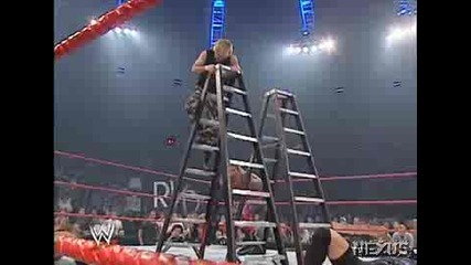 WWE Kane vs. Chris Jericho & Christian vs. Rob Van Dam & Jeff Hardy vs. Bubba Dudley & Spike Dudley - TLC 2002