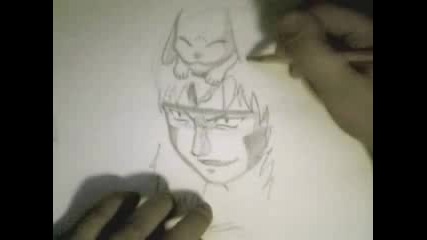 How to draw Kiba from Naruto