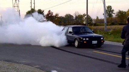 Bmw 325 M30 Burnout