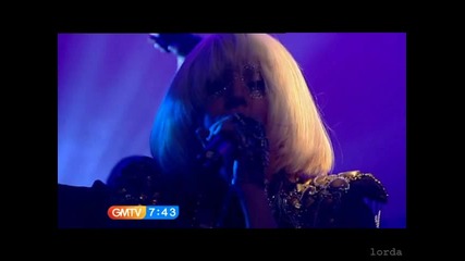 Lady Gaga - Paparazzi (2009 Live Gmtv) ( Високо Качество )
