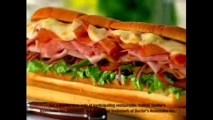 Реклама на сандвичи с Джон Сина 