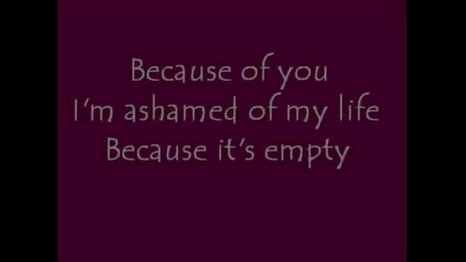 Kelly Clarkson - Because of You (lyrics) [hd]