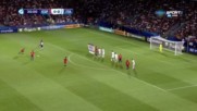 Испания - Италия 0:0 /полувреме/