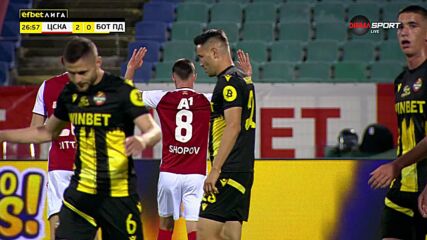 PFC CSKA Sofia vs. Botev Plovdiv - 1st Half Highlights