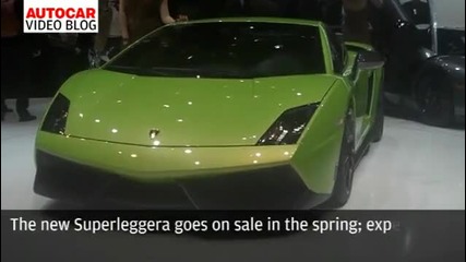 Geneva motor show Lamborghini Gallardo Superleggera by autocar.co.uk 