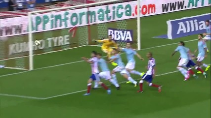 Атлетико Мадрид - Селта Виго 2:2 20.09.2014