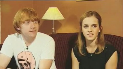 Rubert Grint and Emma Watson.
