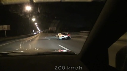 Bugatti Veyron vs Nissan Gt-r