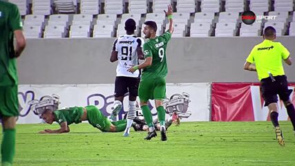 PFC Lokomotiv Plovdiv with a Red Card vs. Botev Vratsa