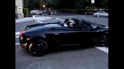 Black Lamborghini Gallardo Spyder