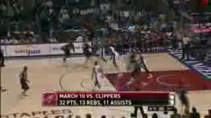 Lebron James Goes on a Triple - Double Spree