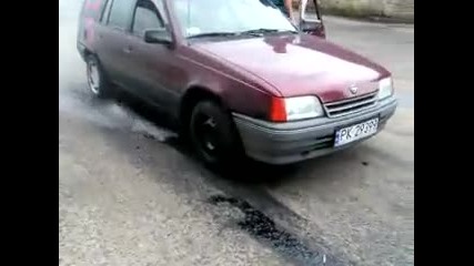 burnout с опел