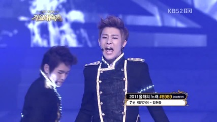 Infinite - Medley ( 30-12-2011 K B S Music Festival )