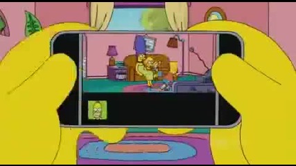 Simpsons - Homer si ima iphone 4