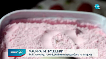 БАБХ ще следи производството и продажбата на сладолед