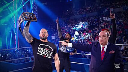 Goldberg comes to SmackDown en route to challenging Reigns for the Universal Title at WWE Elimination Chamber