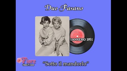 Sanremo 1951 - Duo Fasano - Sotto il mandorlo