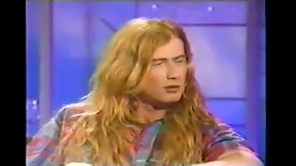 Megadeth - Symphony Of Destruction Live On The Arsenio Hall Show 1992 Interview With Dave Mustaine 