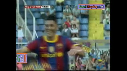Racing Santander - Barcelona 0 - 3 (0 - 3, 29 8 2010) 