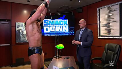 Drew McIntyre drives his sword through Adam Pearce’s desk: SmackDown, Dec. 10, 2021
