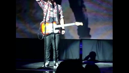 Nick Jonas Speech, Noblesville, In. 08.08.10 