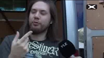 Provinssirock 2009 Childen of Bodom interview 
