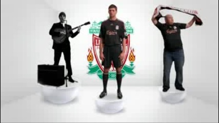 Liverpool 12th man presents the 09/10 Away Kit