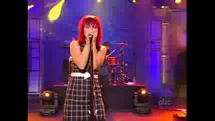 Paramore - Decode Live [jimmy Kimmel]