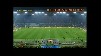 Roma - Lazio 1 - 0 - Parata di Julio Sergio e gol di Cassetti 