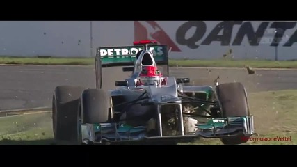 F1 Гран при на Австралия 2012 - Schumacher се проваля и отпада [hd]