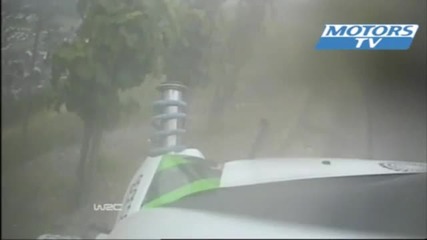 Crash Meeke et Ostberg Jour 3 Wrc Allemagne 2011