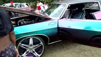 69 Chameleon Chevrolet Impala on Skinny 26`s