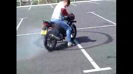 Honda Cbr 125r Burnout