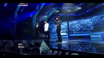 Wheesung & K.wll & Leehyun - Propose ` Special Stage ~ Music Bank (25.03.11) 