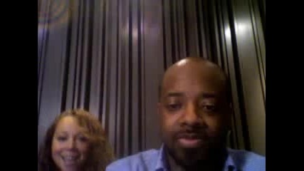 Mariah Carey - Jd - B.cox - 1st day in studio 09 apr 2010 