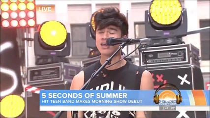 [hd] 5 Seconds Of Summer - She Looks So Perfect - Today Show