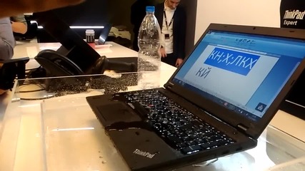 Crash test Lenovo Thinkpad в София част 4