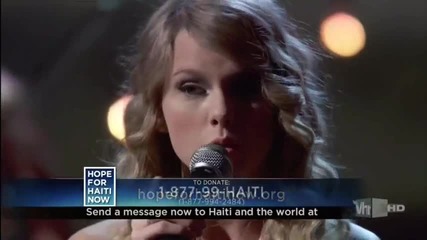 Hope for Haiti Now - A Global Benefit for Earthquake Relief. Taylor Swift - Breathless 