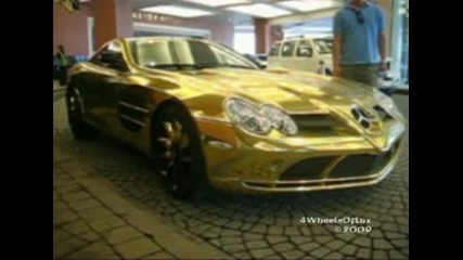 златен Mercedes Slr Mclaren