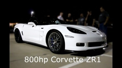 Corvette Zr1 vs Procharged Corvette Grand Sport (hd)