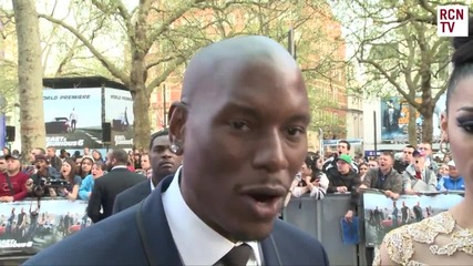 Звездата Тайрийз Гибсън на премиерата на филма си Бързи и Яростни 6 (2013)