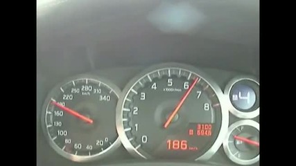 Nissan Gt - R acceleration from 0 to 180 km h inboard