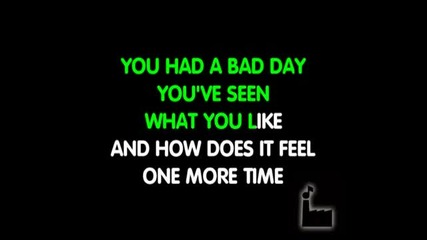 Караоке! Daniel Powter - Bad Day