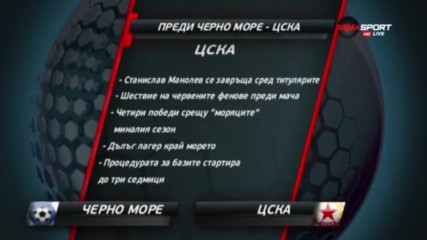 Преди Черно море - ЦСКА